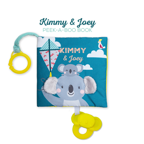Libro di stoffa sensoriale Kimmy & Joey
