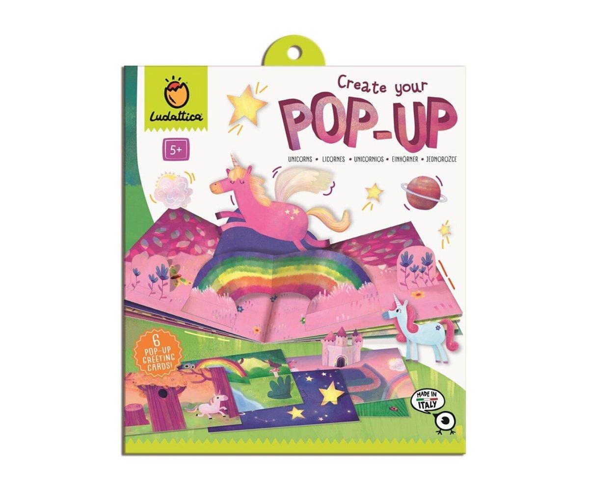 Libro biglietti pop-up Unicorni