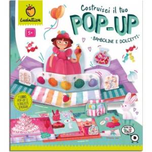 Libro biglietti pop-up Bamboline e dolcetti