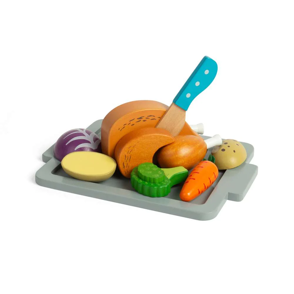 Pollo arrosto con verdure