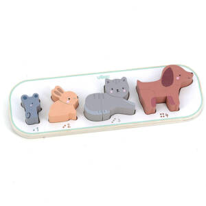 Puzzle a rilievo animali da ricomporre