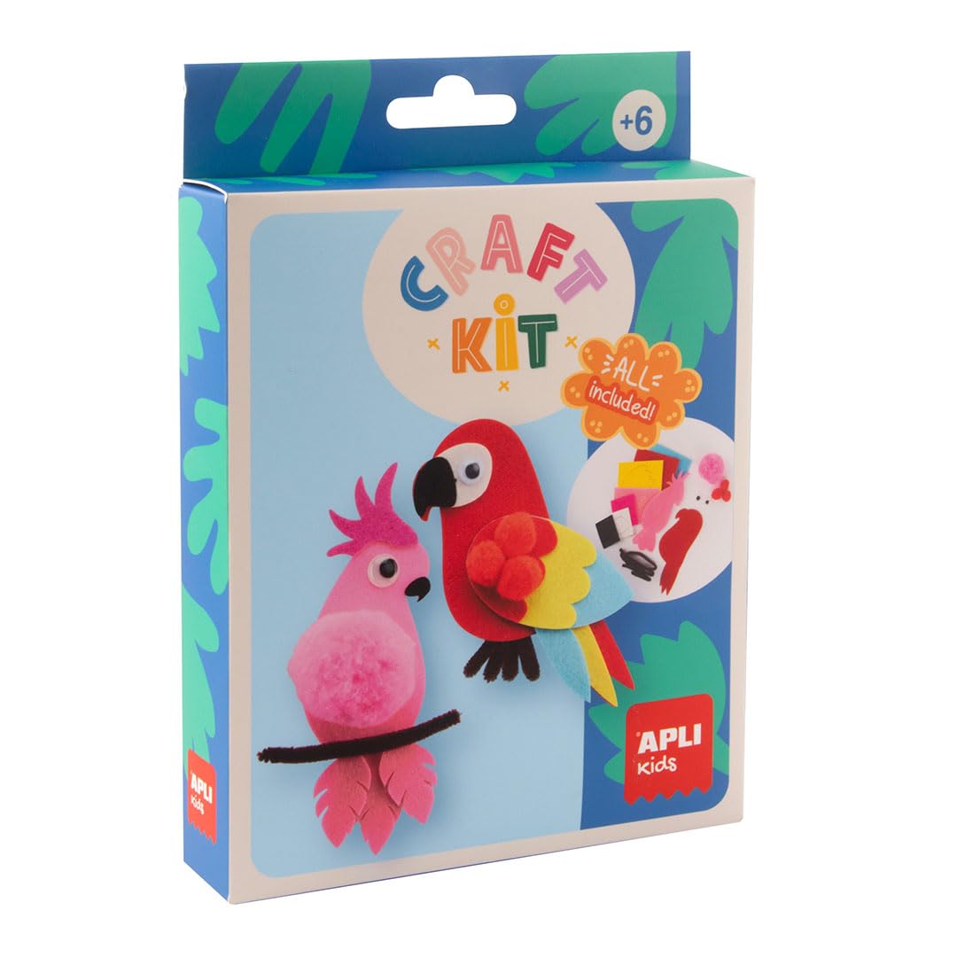 Kit feltro Pappagalli