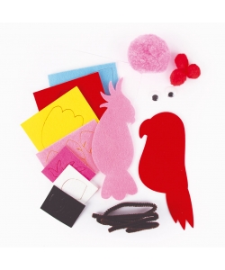 Kit feltro Pappagalli - immagine 2