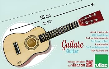 Chitarra legno naturale - immagine 2