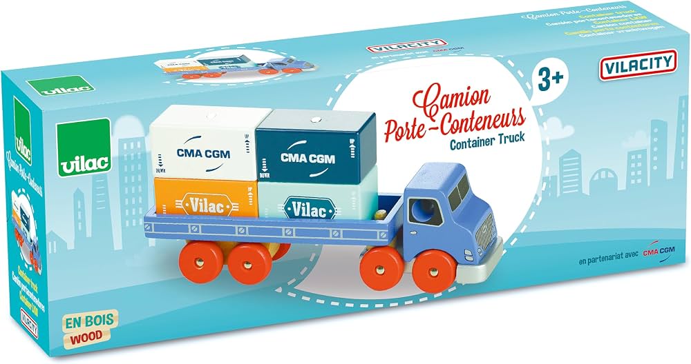 Camion con container