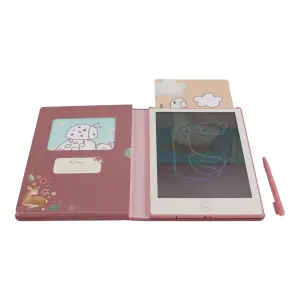 Lavagna LCD con disegni -rosa-
