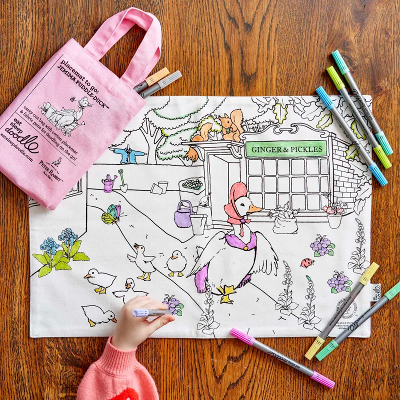 Tovaglietta da colorare - JEMIMA DUCK -