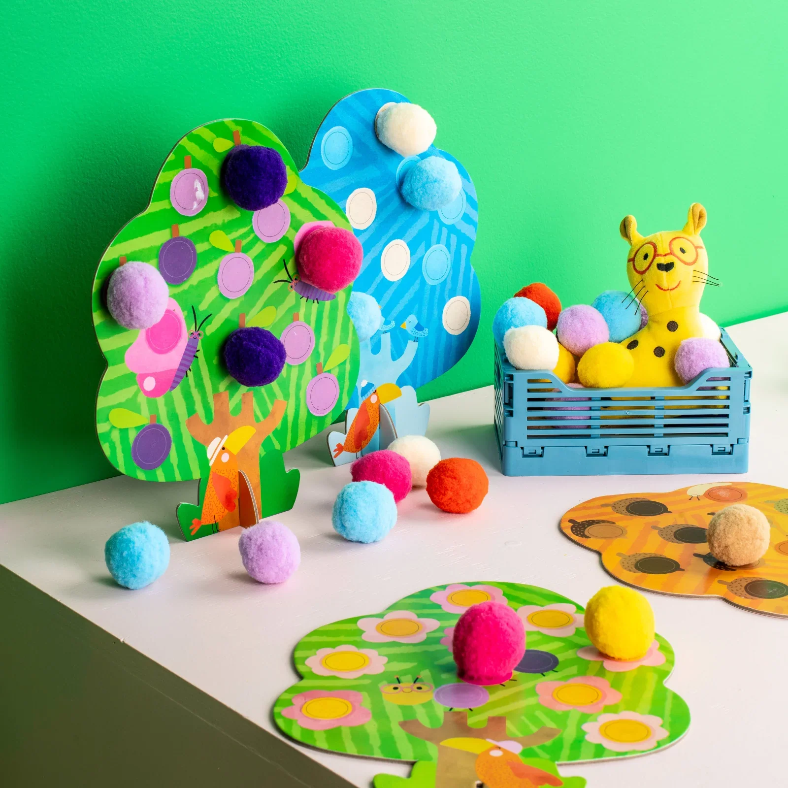 Set attività pompon Alberi - immagine 3