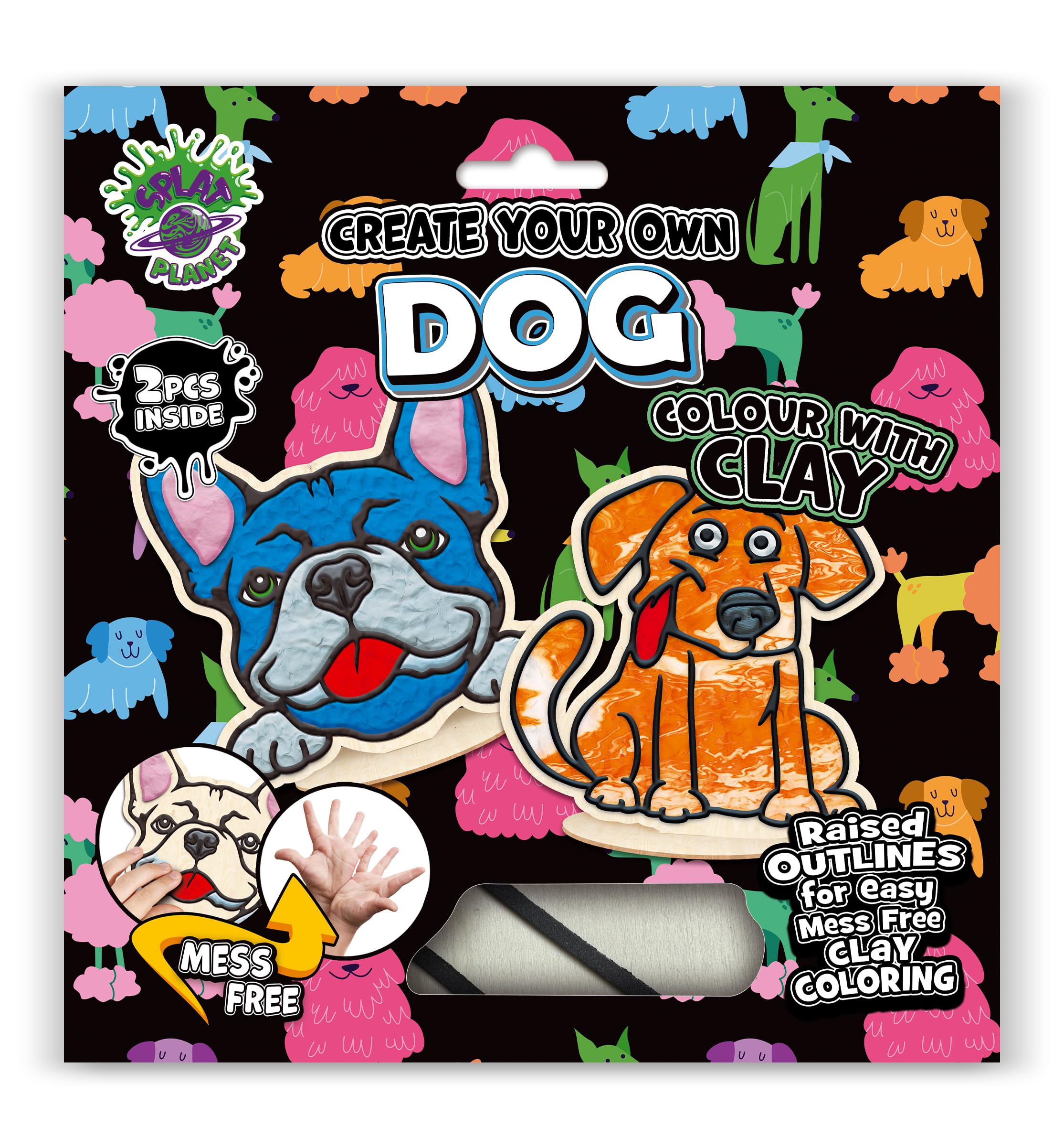 Quadro pasta modellabile Cani