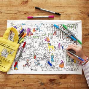 Tovaglietta da colorare - FAVOLE -