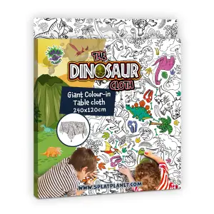 Tovaglia carta da colorare Dinosauri