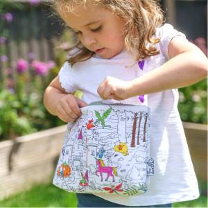 Borsa da colorare - FAVOLE -