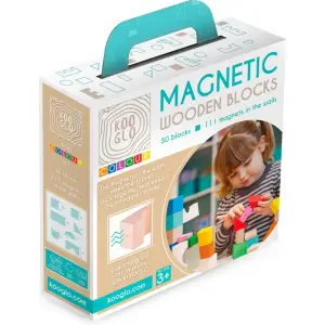 Blocchi legno colore 30 pezzi