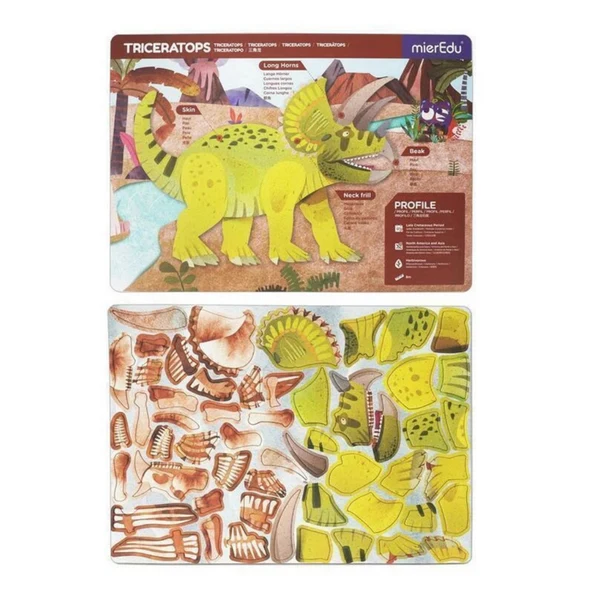 Valigetta Dinosauro Triceratopo magnetico - immagine 3