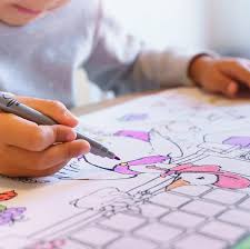 Tovaglietta da colorare - JEMIMA DUCK - - immagine 3